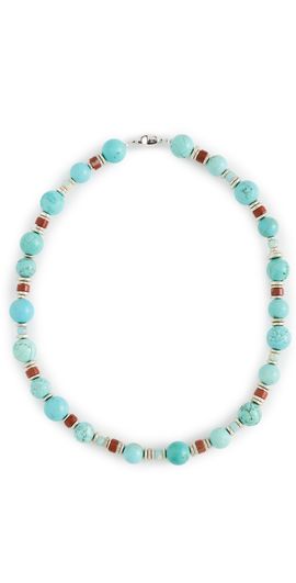 SHASHI SHASHI Dallas Necklace Turquoise One