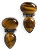 SHASHI SHASHI Dallas Tear Drop Earrings Tigers Eye One - 1