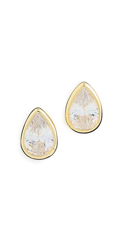 SHASHI SHASHI Danjou Stud Earrings Gold One