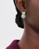 SHASHI SHASHI Emerald Baguette Gemstone Earrings Rouge One - 3