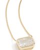 SHASHI SHASHI Emerald Baguette Necklace Crystal One Size - 1