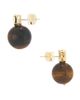 SHASHI SHASHI Emerald Baguette Tiger Eye Earring - 2