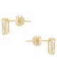 SHASHI SHASHI Emerald Cut Stud Earrings - 2