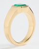 SHASHI SHASHI Emerald Pinky Signet Ring Emerald - 5