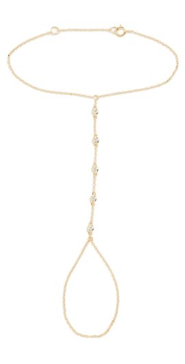 SHASHI SHASHI Emily Hand Chain Gold One