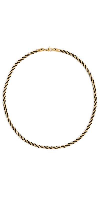 SHASHI SHASHI Estate Rope Chain Necklace Gold One