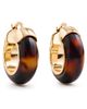 SHASHI SHASHI Eugenie Tortoise Hoops Tortoise One - 1