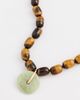 SHASHI SHASHI Eye of Tiger Necklace Tigerseye/Jade One - 4