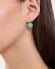 SHASHI SHASHI French Hook Turquoise Bezel Drop Gold/Turquoise One - 3