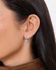 SHASHI SHASHI Gemstone Pear Drop Earrings Silver/Turquoise One - 3