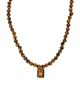 SHASHI SHASHI Gemstone Tiger Eye Pendant Necklace - 1