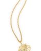 SHASHI SHASHI Gold Scallop Necklace Gold One - 1
