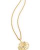 SHASHI SHASHI Gold Scallop Necklace Gold One - 6
