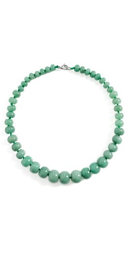 SHASHI SHASHI Graduated Gems Necklace Jade One