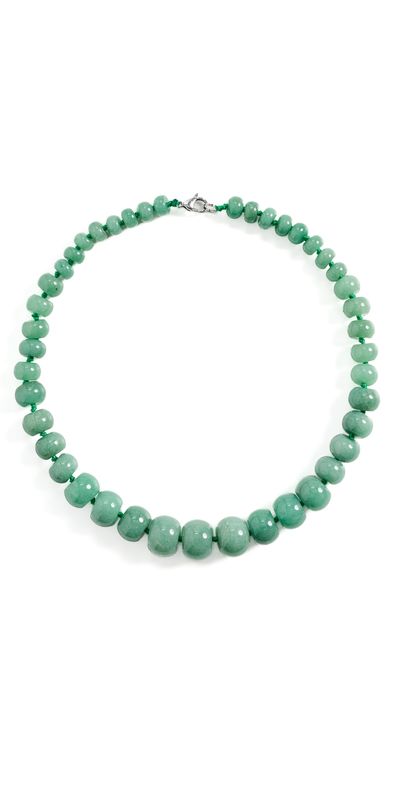 SHASHI SHASHI Graduated Gems Necklace Jade One