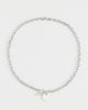 SHASHI SHASHI Heart Charm Necklace Silver One - 4