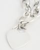 SHASHI SHASHI Heart Charm Necklace Silver One - 5