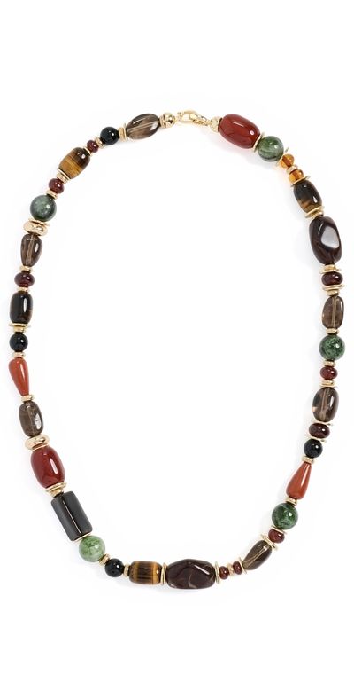 SHASHI SHASHI Jamila Necklace Brown One