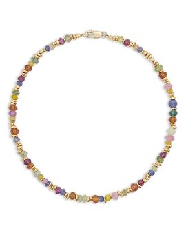 Shashi Shashi Judy Gemstone Beaded Flex Bracelet