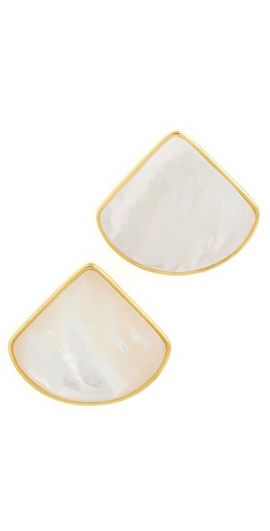 SHASHI SHASHI Julien Earrings Mother of Pearl One