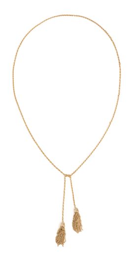 SHASHI SHASHI Le Pompon Necklace Gold One