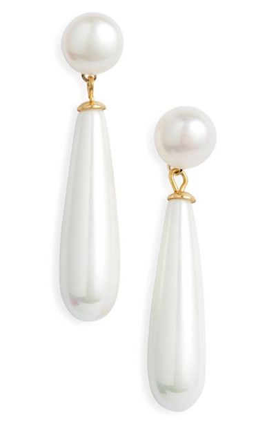 Shashi Shashi Linnea Faux Pearl Drop Earrings 
