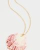 SHASHI SHASHI Long Chain Scallop Shell Necklace Gold One - 2