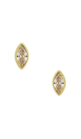 SHASHI SHASHI Marquise Bezel Stud