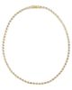 SHASHI SHASHI Marquise Bezel Tennis Necklace Gold One - 1