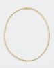 SHASHI SHASHI Marquise Bezel Tennis Necklace Gold One - 2