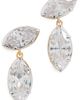 SHASHI SHASHI Marquise Georgian Cut Drop Earrings Gold One - 1
