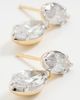 SHASHI SHASHI Marquise Georgian Cut Drop Earrings Gold One - 4