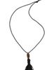 SHASHI SHASHI Maximes Tassel Necklace Noir One - 1