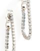 SHASHI SHASHI Micro Teeny Tiny Front to Back Earrings Silver One - 1