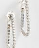 SHASHI SHASHI Micro Teeny Tiny Front to Back Earrings Silver One - 2