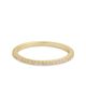 SHASHI SHASHI Micro Teeny Tiny Tennis Ring Gold - 1