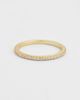 SHASHI SHASHI Micro Teeny Tiny Tennis Ring Gold - 2
