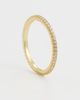 SHASHI SHASHI Micro Teeny Tiny Tennis Ring Gold - 4