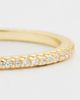 SHASHI SHASHI Micro Teeny Tiny Tennis Ring Gold - 5