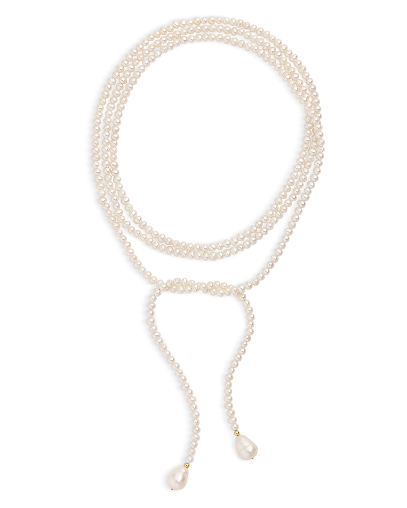 Shashi Shashi Monica Cultured Freshwater Pearl Scarf Necklace, 50
