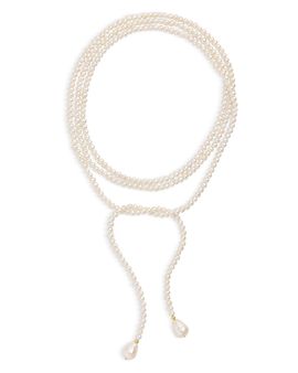 Shashi Shashi Monica Cultured Freshwater Pearl Scarf Necklace, 50