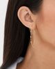 SHASHI SHASHI Oleander Hoop Earrings Gold One - 3