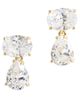 SHASHI SHASHI Oval Pear Drop Earrings Gold One - 1