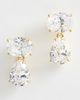 SHASHI SHASHI Oval Pear Drop Earrings Gold One - 2