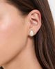 SHASHI SHASHI Pear Pearl Bezel Stud Earrings Gold One - 3