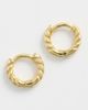 SHASHI SHASHI Petite Rope Huggies Gold One - 2