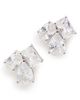 SHASHI SHASHI Pierre Studs White Gold One - 1