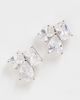 SHASHI SHASHI Pierre Studs White Gold One - 4