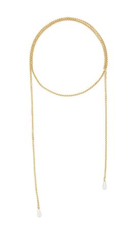 SHASHI SHASHI Rope Chain Scarf Necklace