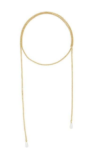 SHASHI SHASHI Rope Chain Scarf Necklace
